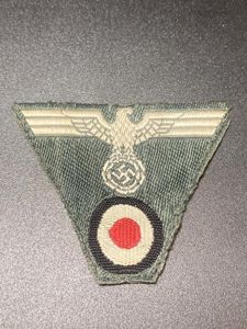 German Army M43 Cap Trapezoid Insignia