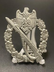 Silver Infantry Assault Badge M.K.1. Metall & Kunststoff