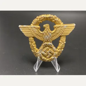 German Water Police Zinc Cap Eagle