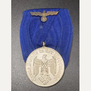 German Army Four Year Service Medal Mounted