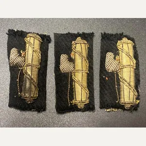 Italian fascist Officers Fez Bullion Fasces Insignia