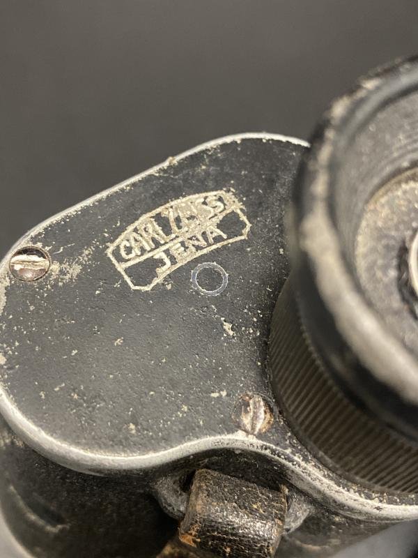 German Army 6X30 Carl Zeiss Dienstglas Field Binoculars — image 3