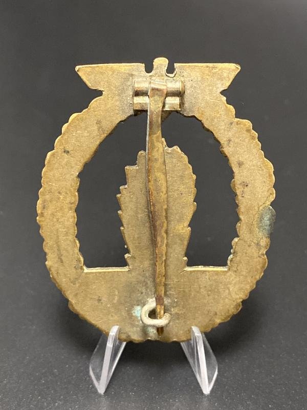 Tombak Kriegsmarine Minesweeper Badge C.E. Juncker — image 3