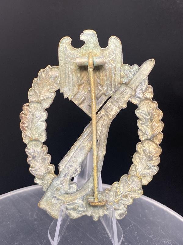 Rare Buntmetall Infantry Assault Badge in Bronze BH Meyer — image 3