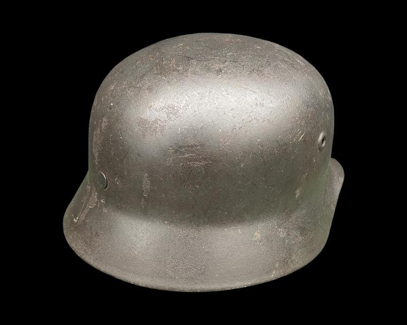 Luftwaffe Single Decal M40 Helmet Q66 With Liner — image 4