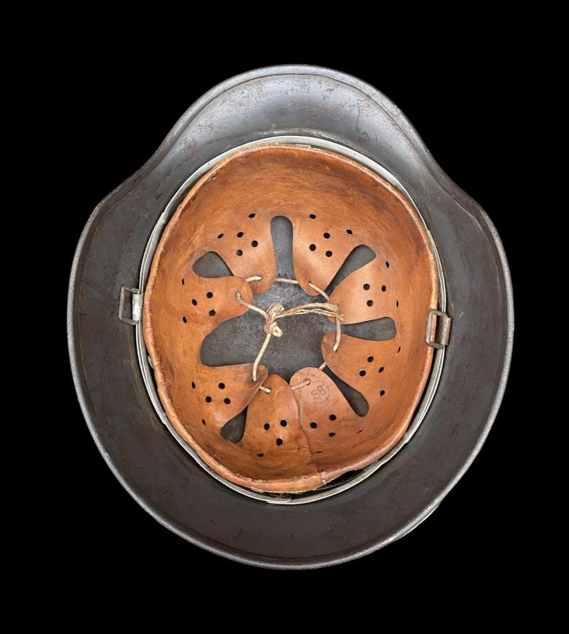 Luftwaffe Single Decal M40 Helmet Q66 With Liner — image 5