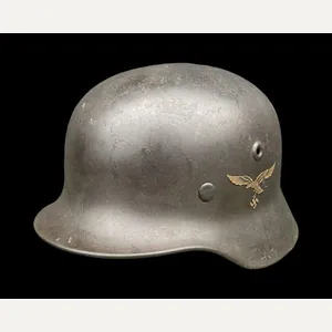 Luftwaffe Single Decal M40 Helmet Q66 With Liner