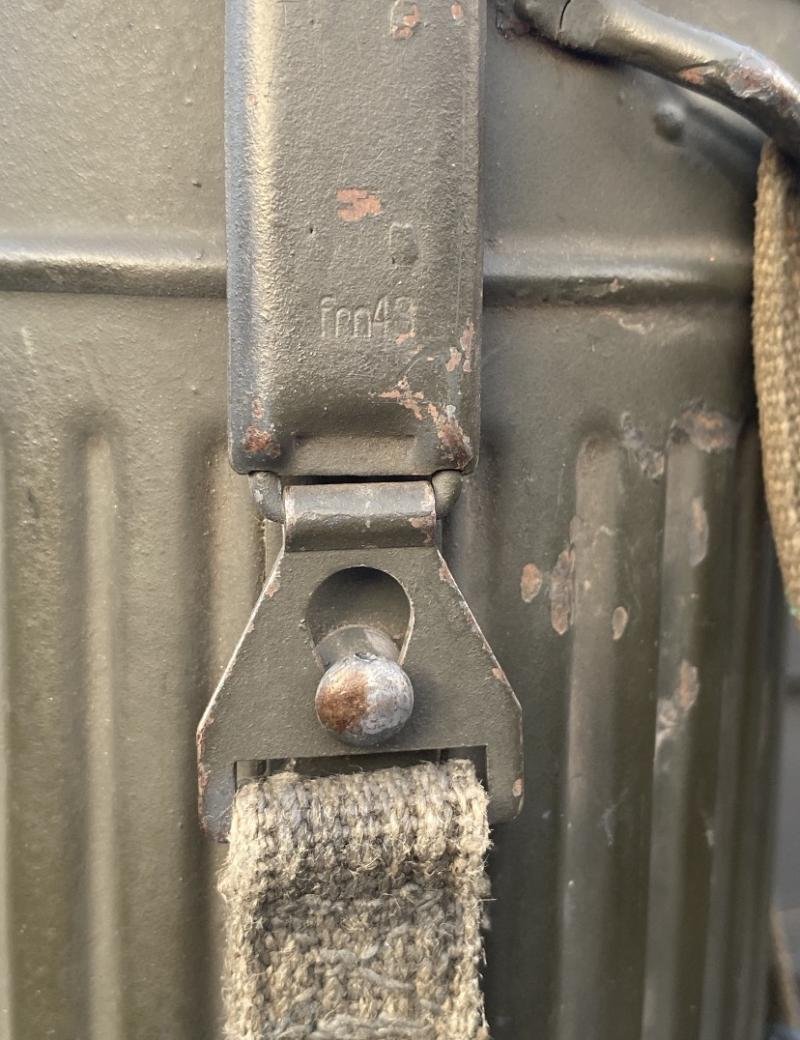 German Army Gas Mask & Tin Complete With Straps — image 8