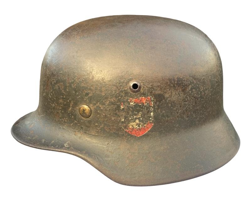 Waffen SS Double Decal M35 Helmet & Liner — image 2