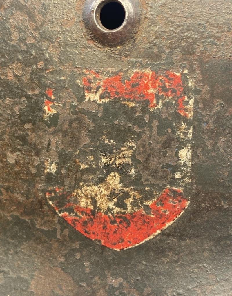 Waffen SS Double Decal M35 Helmet & Liner — image 6