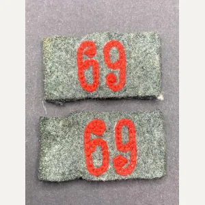 German Army Artillery Regiment 69 Slip On Titles
