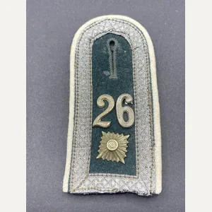 German Army Infantry Feldwebel 26th Infantry Regiment Shoulder Board