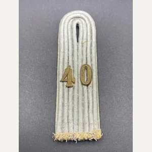 German Army Leutnant 40th Infantry Regiment Shoulder Board