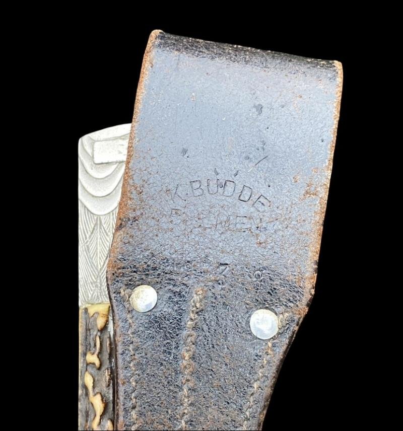 Stag Horn Police NCO Parade Bayonet EF Hörster Matching & Frog — image 5