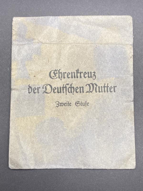 German Mothers Cross in Silver With Packet Karl Hensler — image 4