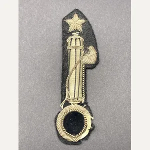 Fascist Italian Officers Fez Bullion Insignia
