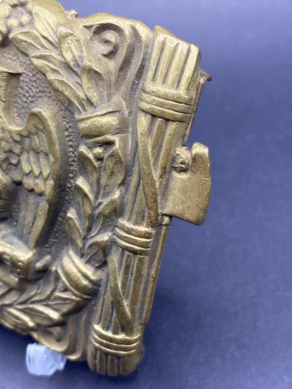 Italian Fascist Leaders PNF Brass Belt Buckle — image 3