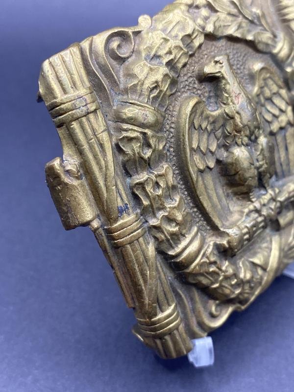Italian Fascist Leaders PNF Brass Belt Buckle — image 4