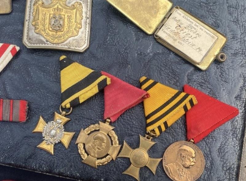 Huge Personal Group Austro Hungarian/ Kingdom of Yugoslavia Grouping to Father & Son — image 5