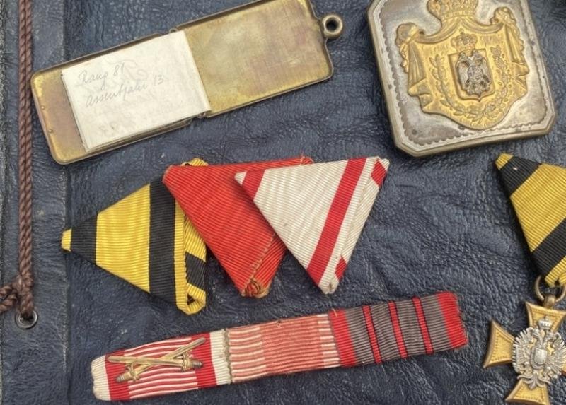 Huge Personal Group Austro Hungarian/ Kingdom of Yugoslavia Grouping to Father & Son — image 6