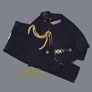 KBY37 Excellent Imperial Japanese Navy Rear Admiral service uniform ensemble