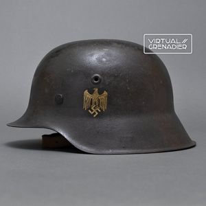 JDE131 Heer M42 single decal helmet