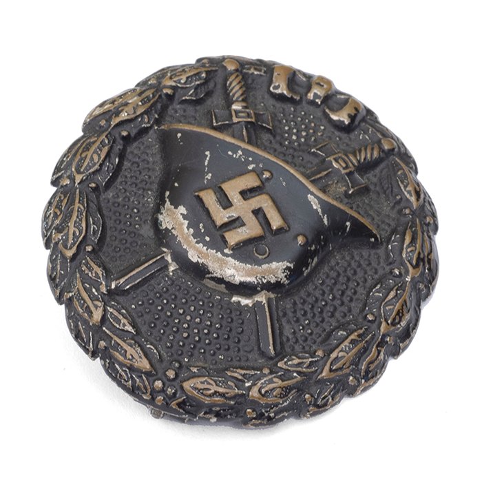 DPA3 First type black wound badge for Spanish Civil War — image 3