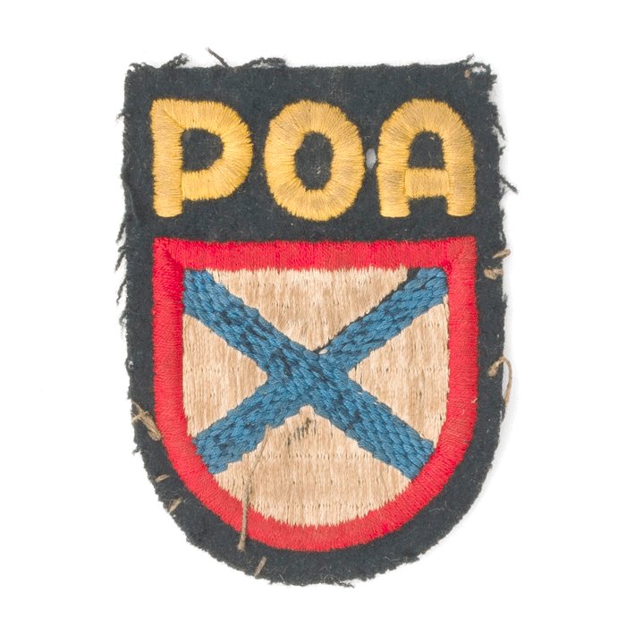 PAA22 Uniform removed embroidered sleeveshield for the Russian Army of Liberation — image 3