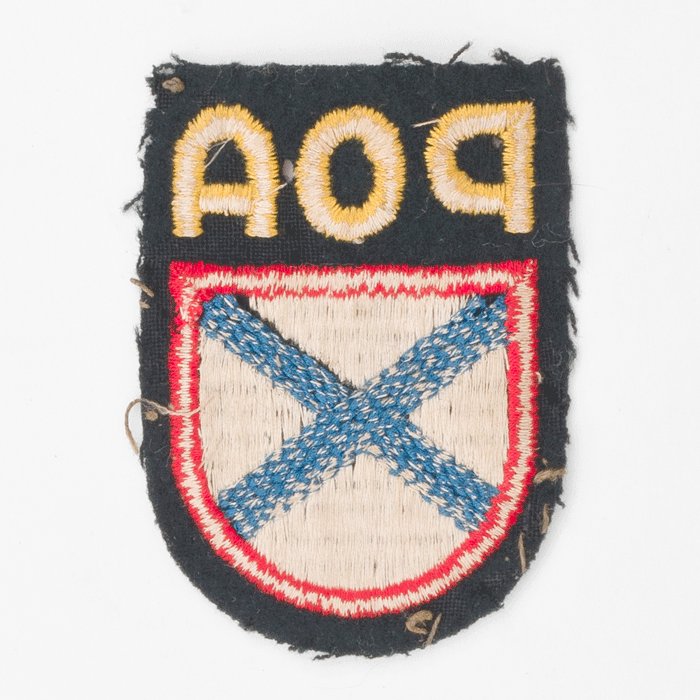 PAA22 Uniform removed embroidered sleeveshield for the Russian Army of Liberation — image 4