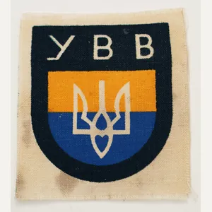Ukranian YBB volunteer's sleeve shield