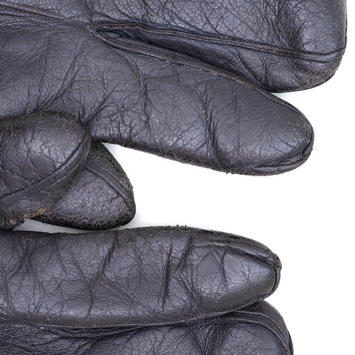 KWH21 Service used Luftwaffe leather winter gauntlets — image 5