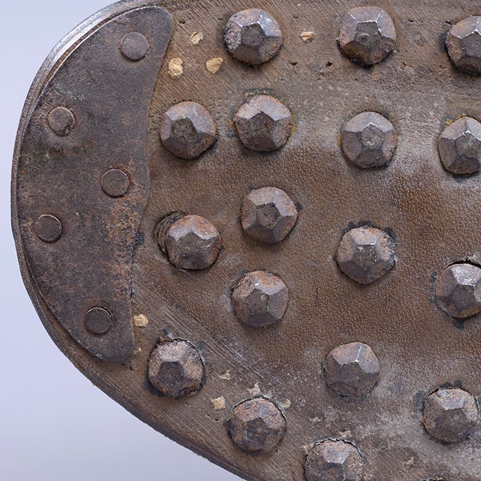 BAS14 Clean matched pair of wartime black leather work boots — image 13