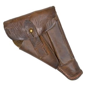 PDU69 Brown leather holster for a small framed automatic pistol