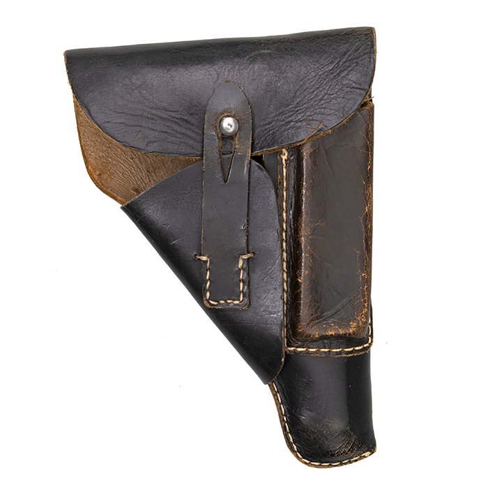 PDU68 Black leather holster for a small framed automatic pistol — image 2