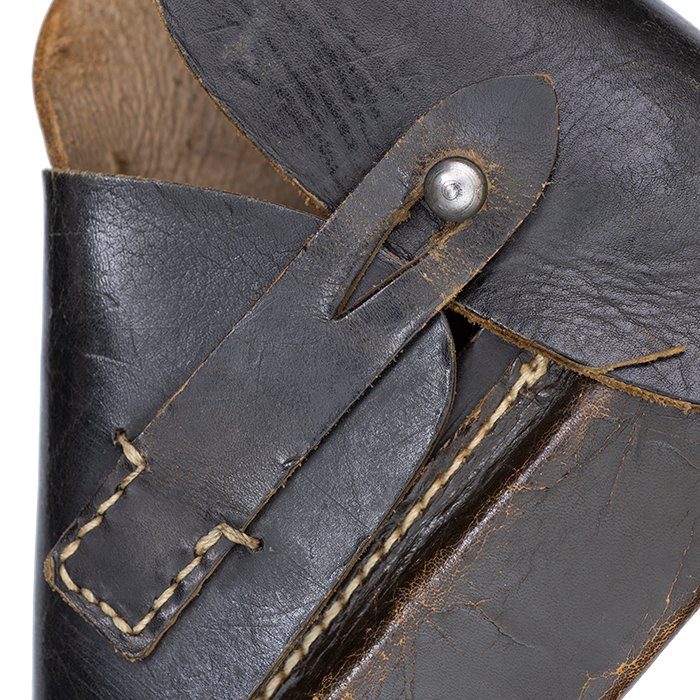 PDU68 Black leather holster for a small framed automatic pistol — image 3