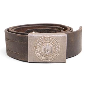 SFZ36 Heer EM belt with multi piece aluminum belt buckle …