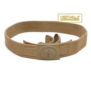 HZ33 Luftwaffe issue EM tropical belt with tan painted steel …