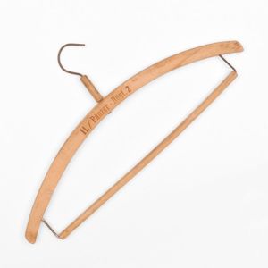 PEA5 Wooden coat hanger marked II./Panzer-Regt. 2