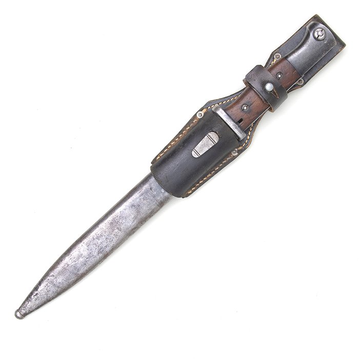 MP5006 Matching 98k bayonet made by Elite-Diamant with RBNr black leather frog — image 2