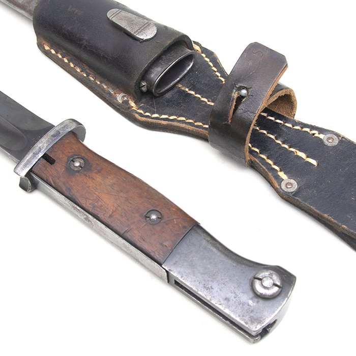 MP5006 Matching 98k bayonet made by Elite-Diamant with RBNr black leather frog — image 4