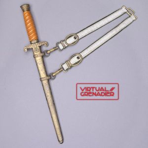 SLA2 Heer General ranks dagger with hangers made by the …