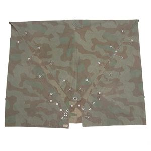 ACZ153 Service used Splittertarn Zeltbahn with name tag for a …