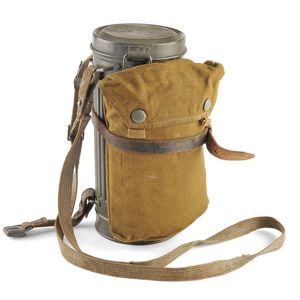 SJA68 Heer issue gas mask with tropical gas sheet and …