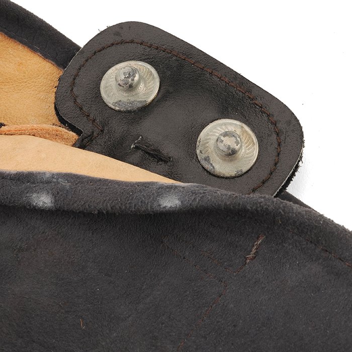 ACZ159 Luftwaffe issue electrically heated blue grey suede flight gauntlets — image 8