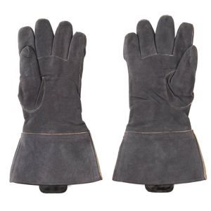 ACZ159 Luftwaffe issue electrically heated blue grey suede flight gauntlets