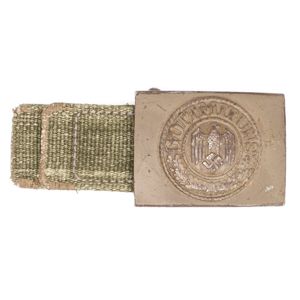 41A3N Heer tropical EM belt buckle with webbed tab