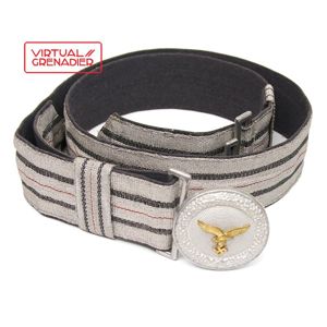 PDA101 Luftwaffe officer's brocade belt and aluminum buckle