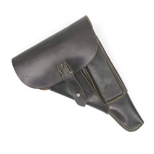 NMA12 Unissued soft shell P38 holster, smooth leather