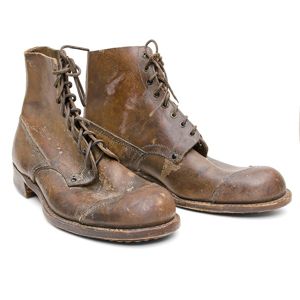 GZA5 Italian made later war low quarter boots