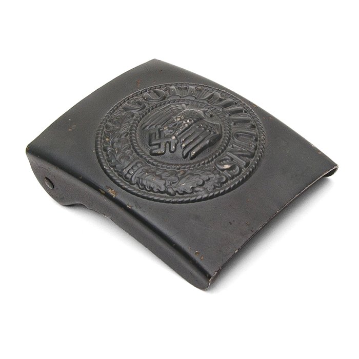 PJA12 Late quality steel belt buckle for a Kriegsmarine or Heer EM — image 3